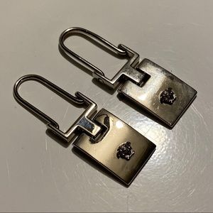 Gianni Versace Silver Medusa Keychain